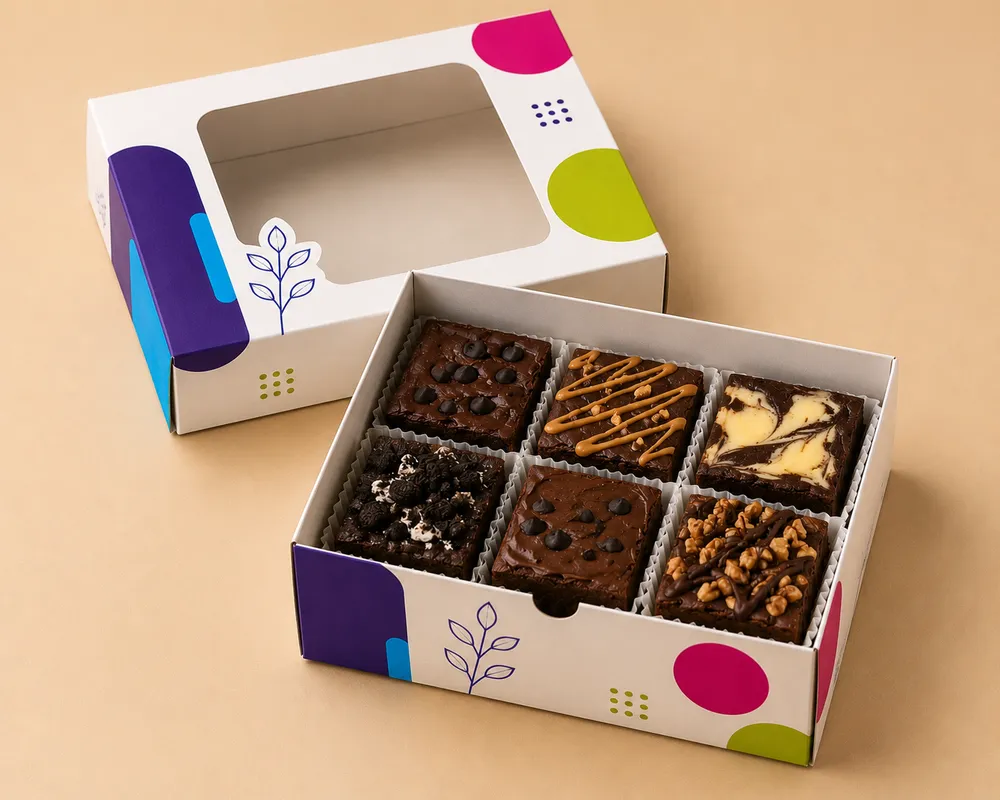 0.5 lb Cake Box — 6 x 6 x 4 inch