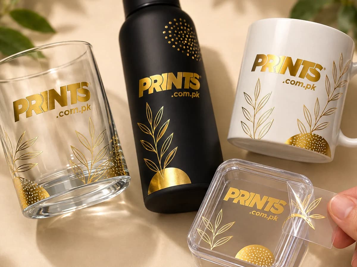 Gold Foil UV DTF Transfers