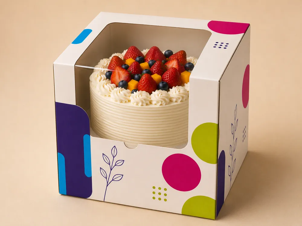 4 lb Cake Box — 12 x 12 x 5 inch